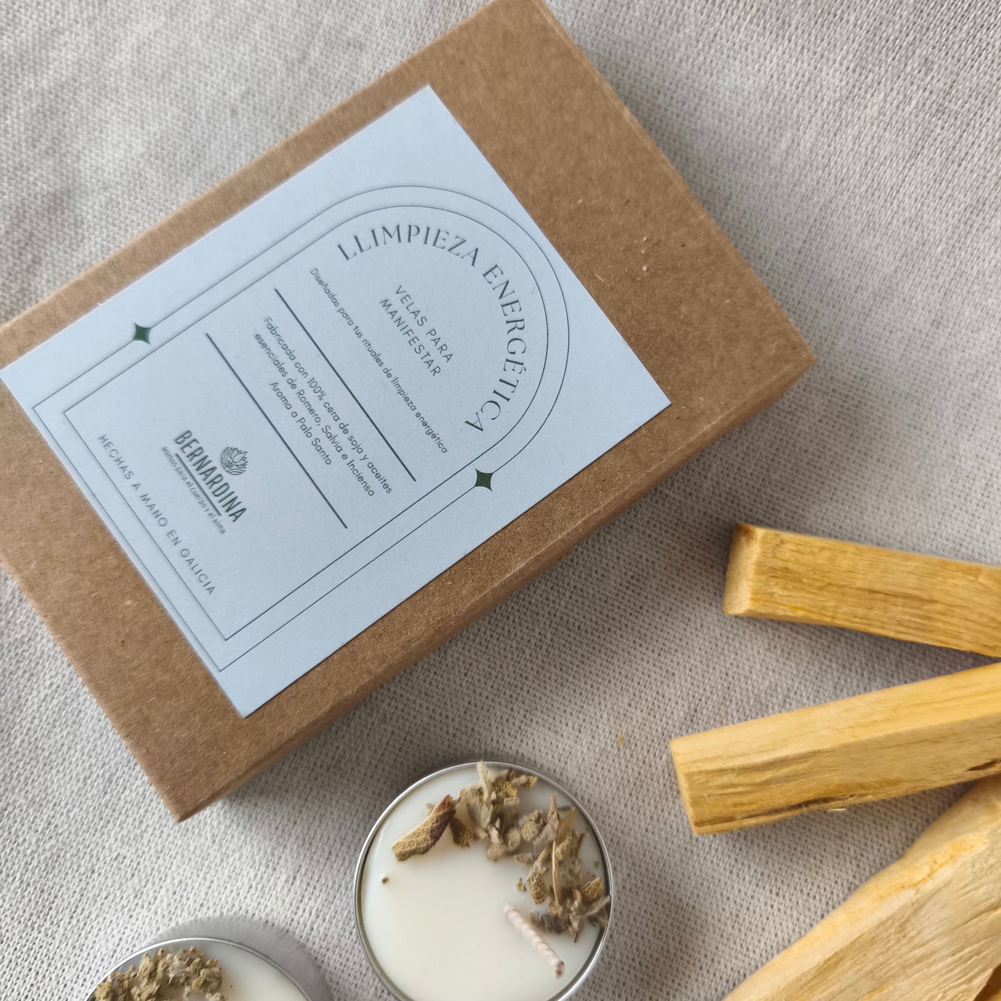 Vela de Té para Manifestar Limpieza Energética