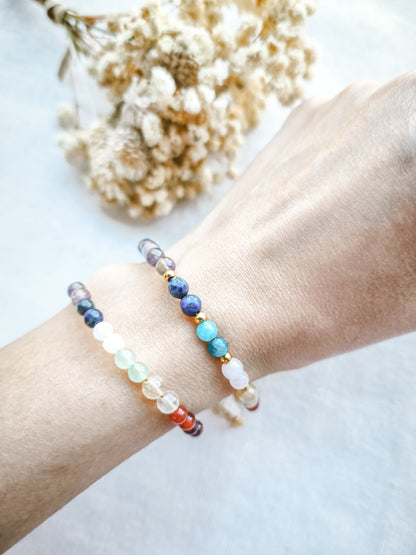 Pulsera 7 Chakras Dorado