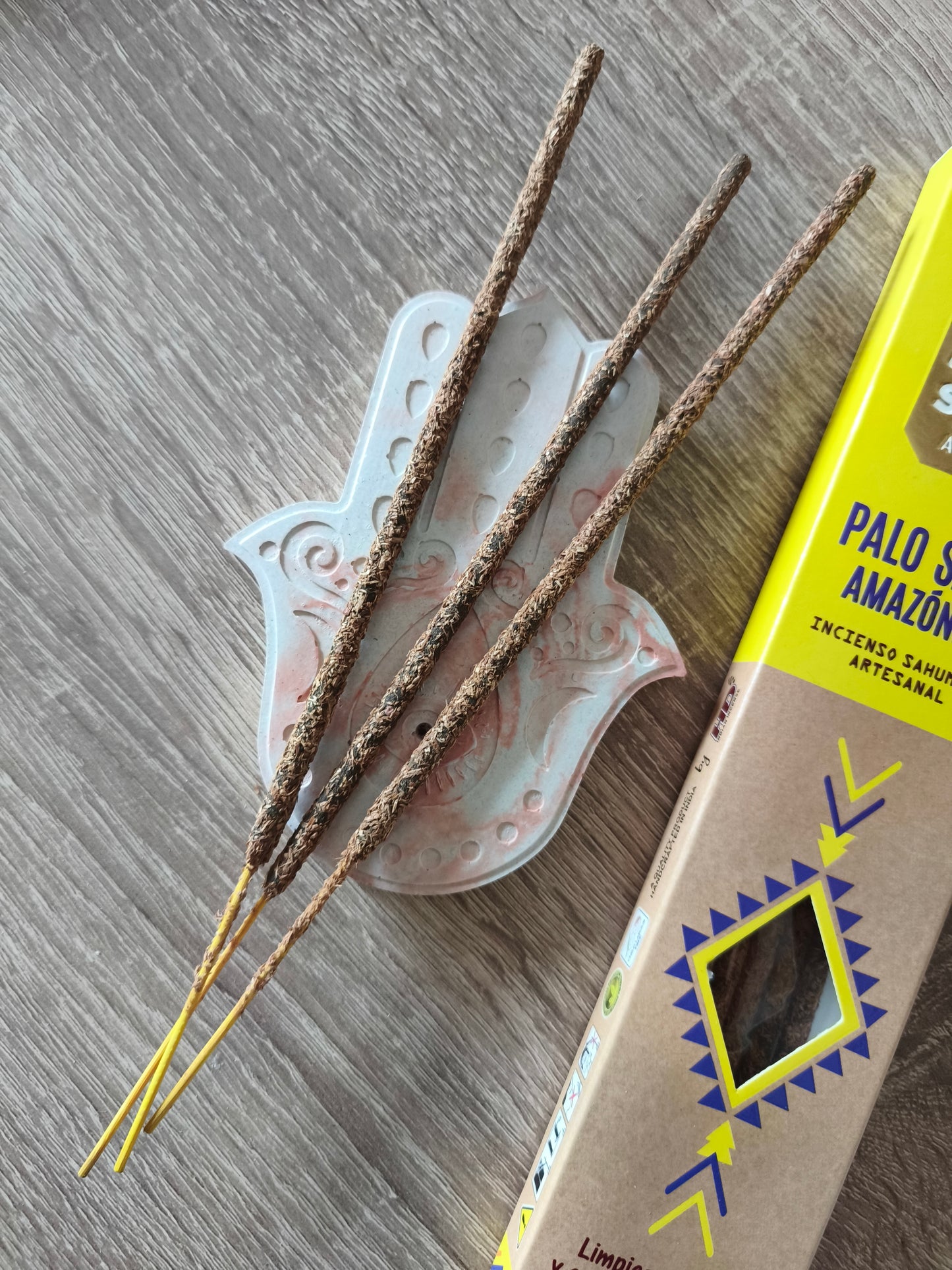 Incienso Palo Santo Amazónico | Limpieza del Aura y Equilibrio Emocional