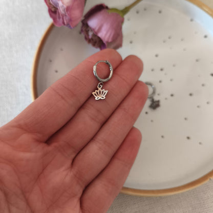 Aro Mini Loto Plateado