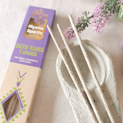 Incienso Salvia Blanca y Lavanda | Limpieza y Calma