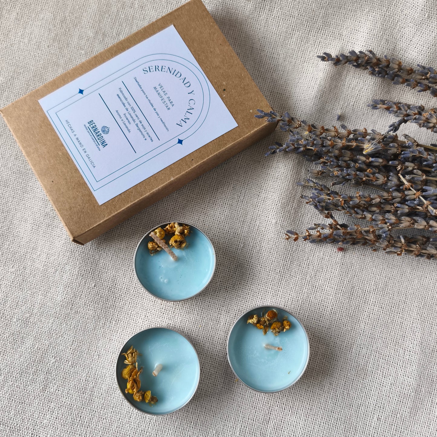 Vela de Té para Manifestar Serenidad y Calma