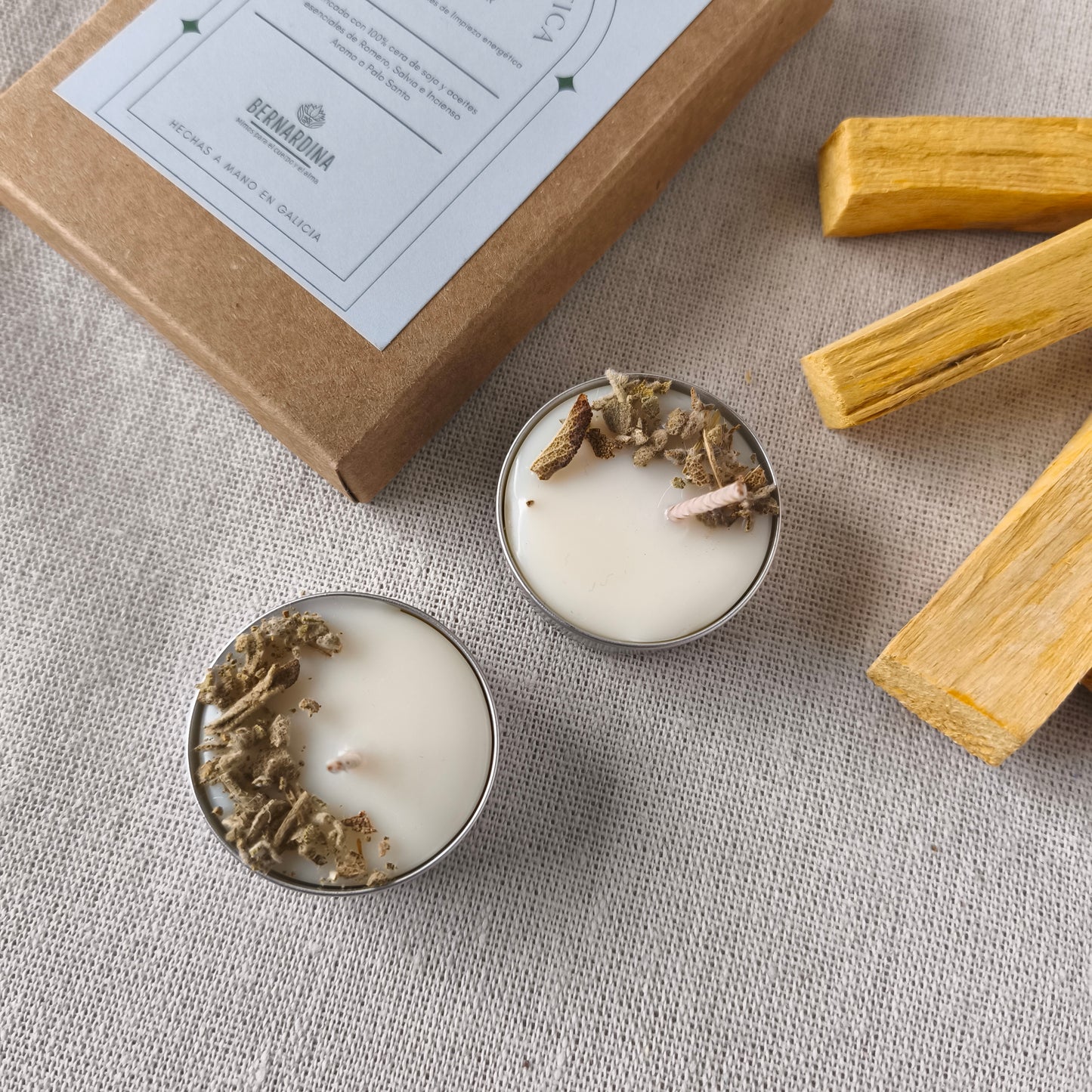 Vela de Té para Manifestar Limpieza Energética