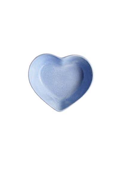 Quemador Sahumador Artesanal Corazón Cemento