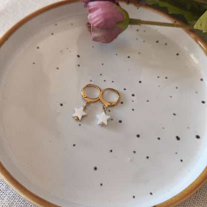Aro Mini Delicate Star Dorado