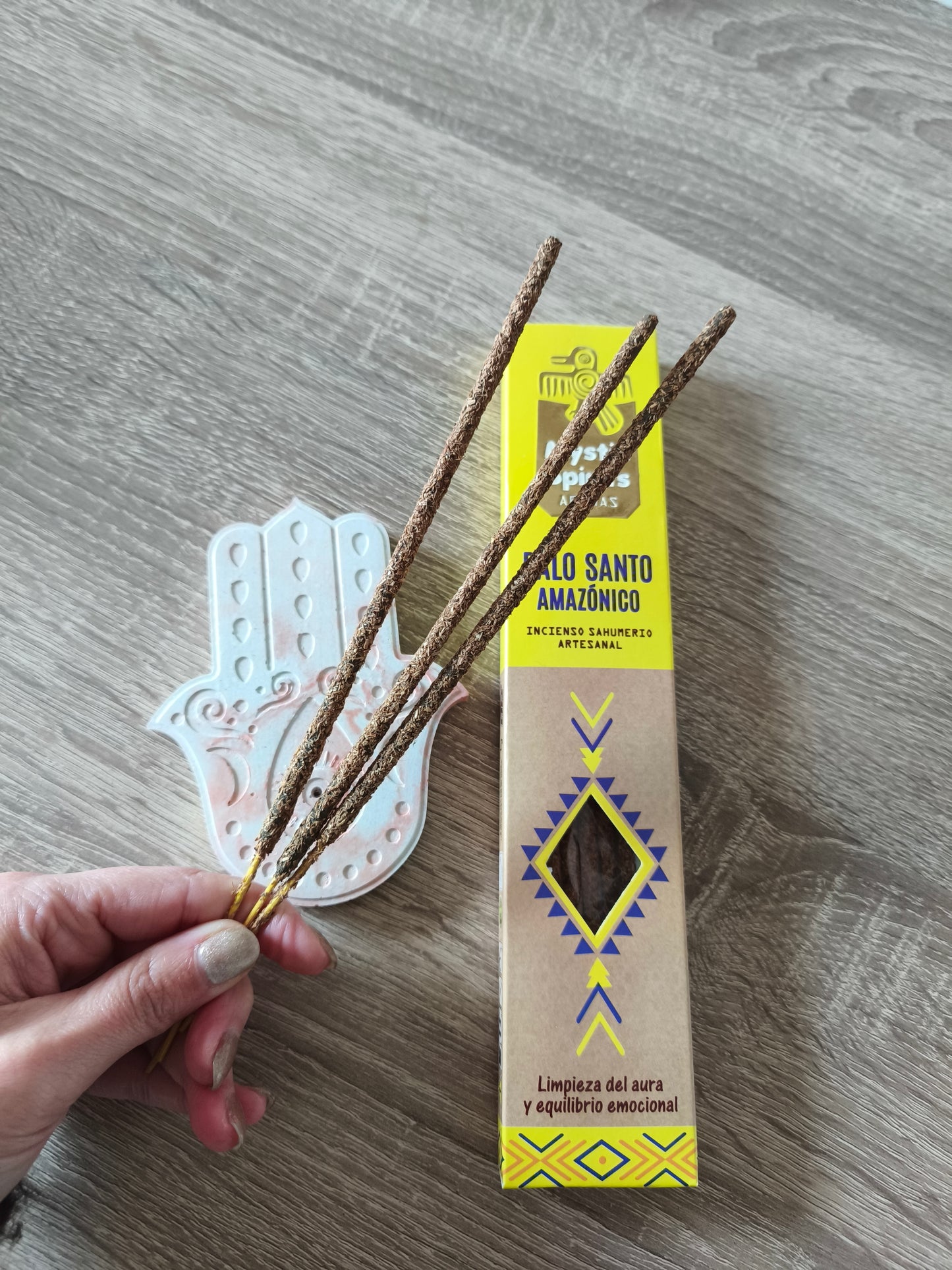 Incienso Palo Santo Amazónico | Limpieza del Aura y Equilibrio Emocional