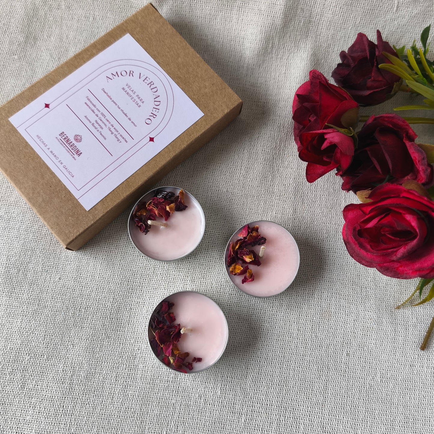 Vela de Té para Manifestar Amor Verdadero