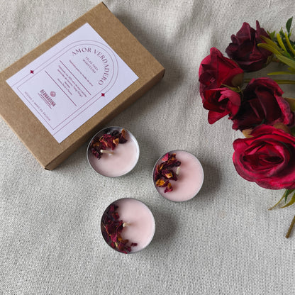 Vela de Té para Manifestar Amor Verdadero