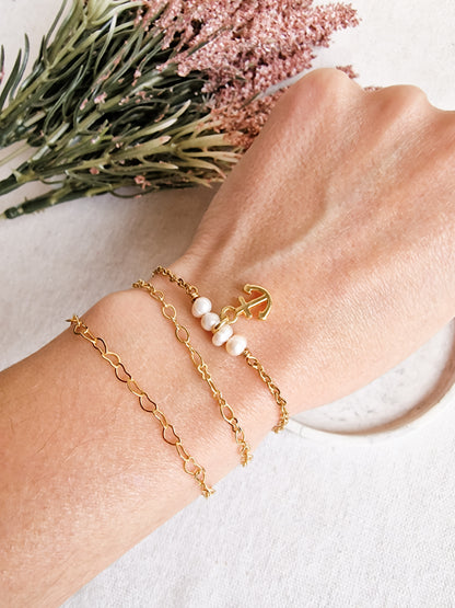 Pulsera Fein Colgante Ancla