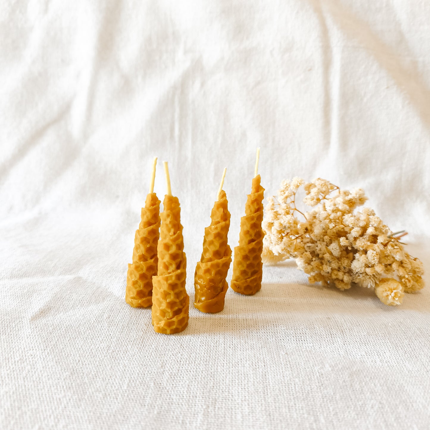 Mini Vela de Miel clásica Espiral 1,8x6cm