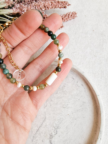 Pulsera Amuleto Eternidad de Ágata de la India | Equilibrio, Serenidad y Estabilidad.
