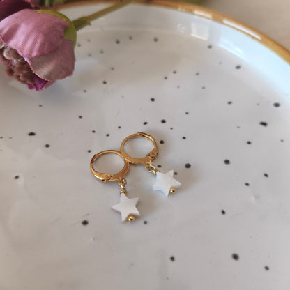 Aro Mini Delicate Star Dorado
