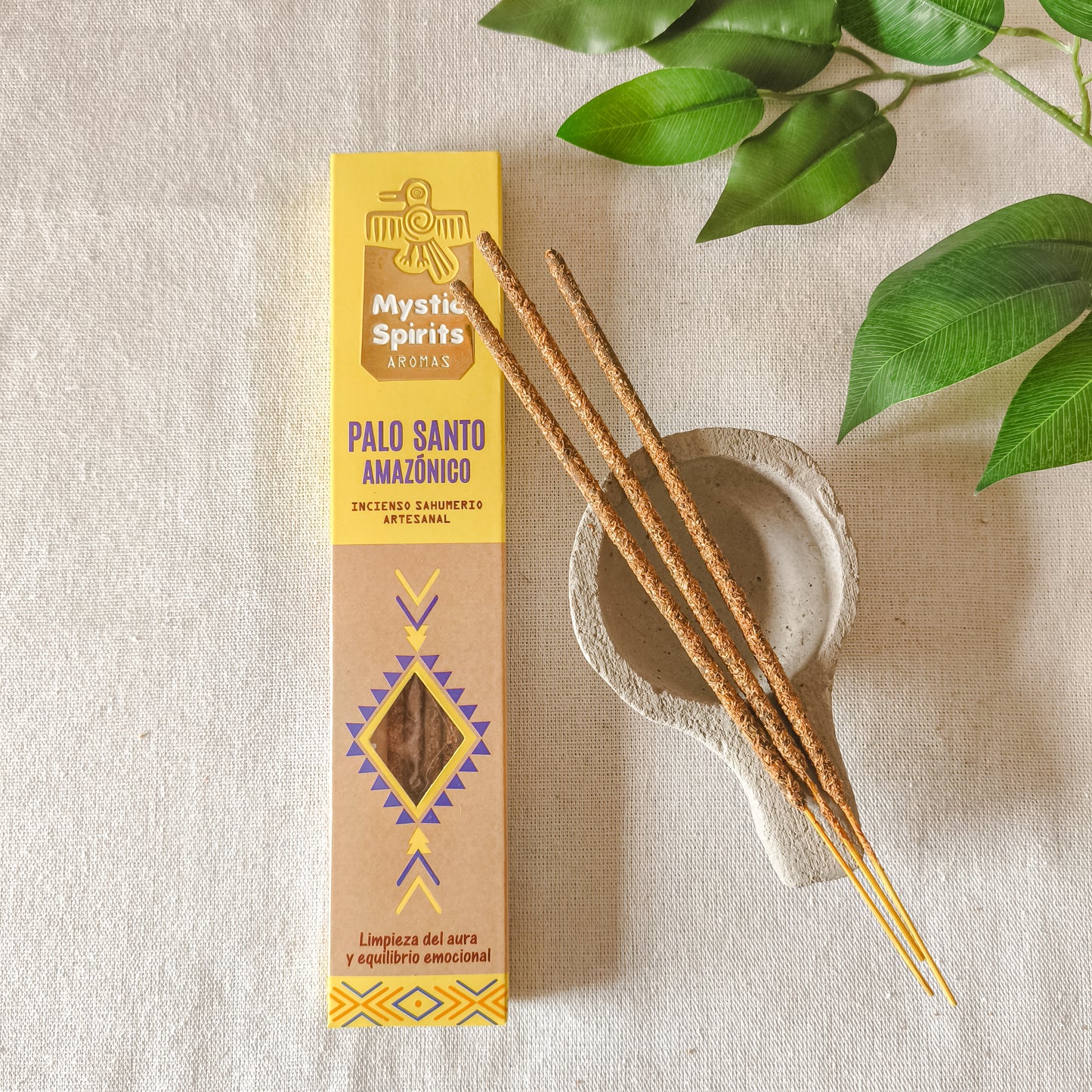 Incienso Palo Santo Amazónico | Limpieza del Aura y Equilibrio Emocional