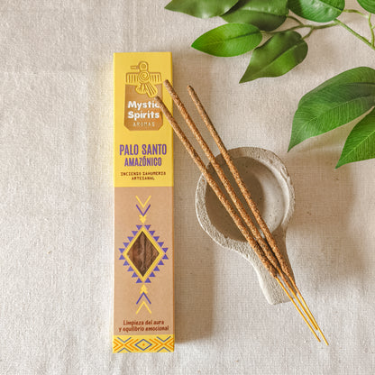Incienso Palo Santo Amazónico | Limpieza del Aura y Equilibrio Emocional