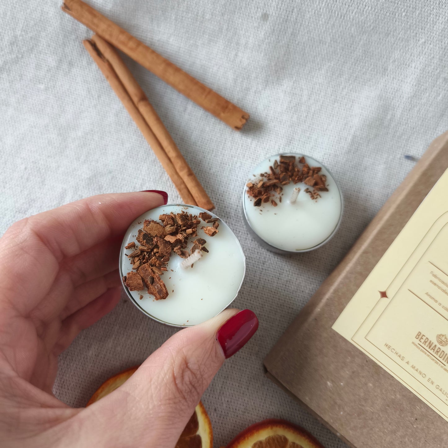 Vela de Té para Manifestar Prosperidad