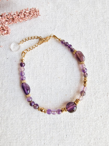 Pulsera Amuleto  Amatista | Serenidad, Protección e Intuición.