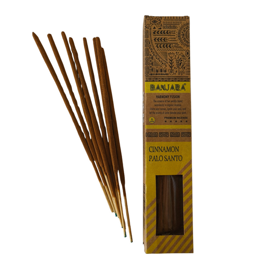 Incenso Orgánico Fusión Palo Santo y Canela | Purificación y Creatividad.