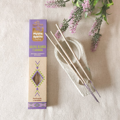 Incienso Salvia Blanca y Lavanda | Limpieza y Calma