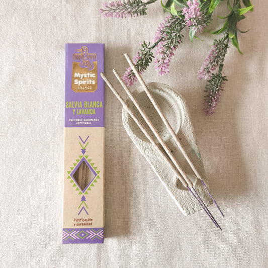 Incienso Salvia Blanca y Lavanda | Limpieza y Calma