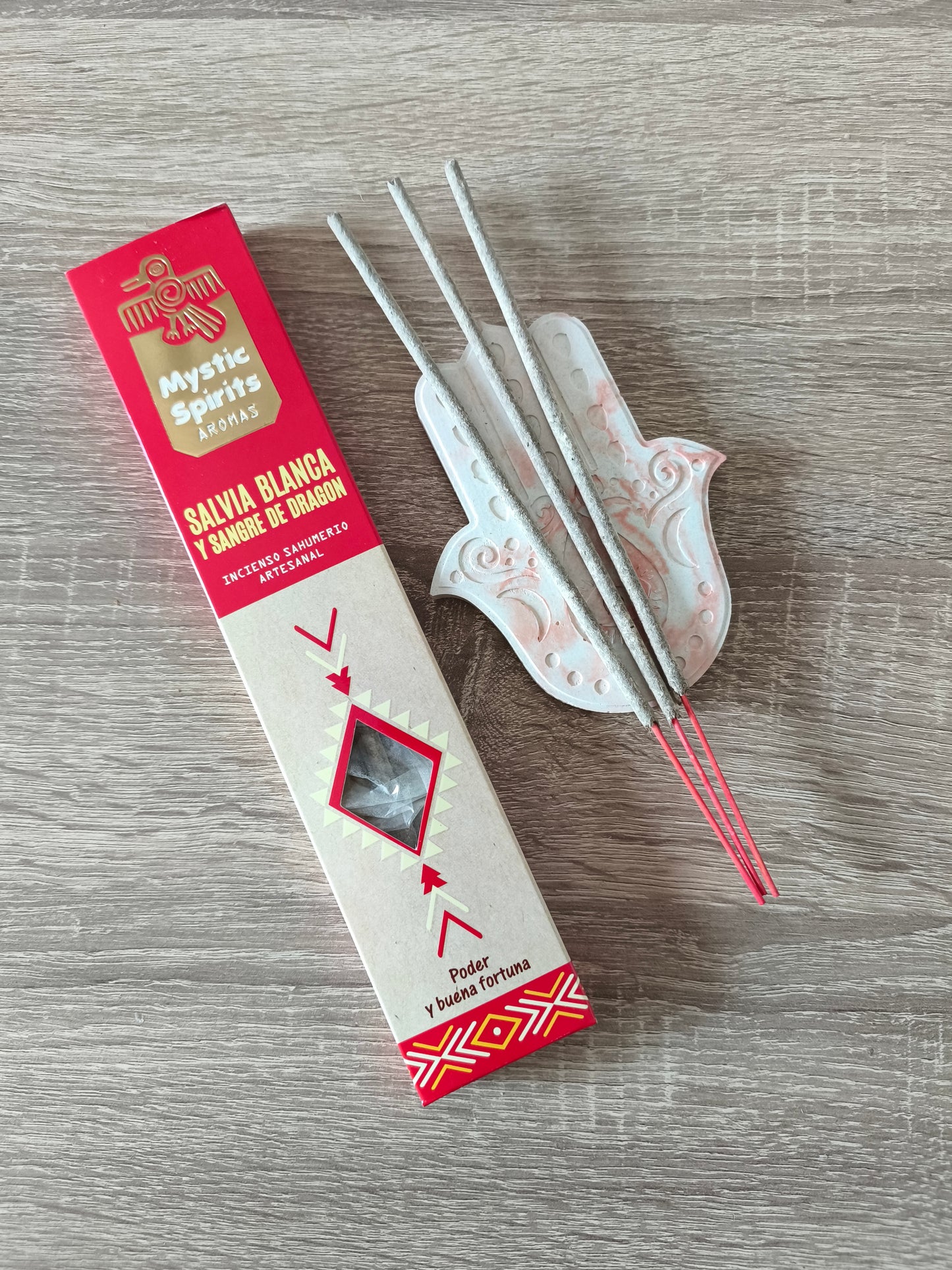 Incienso Salvia Blanca y Sangre de Dragón | Poder y Buena Fortuna