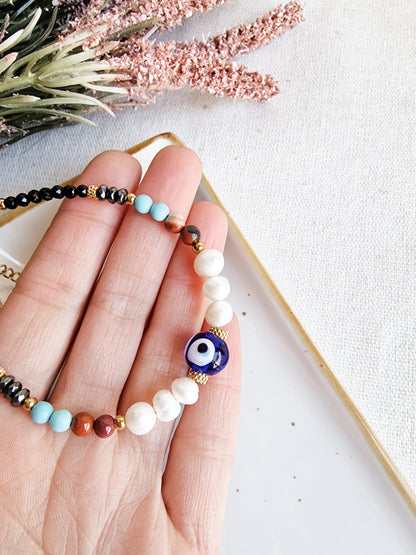 Pulsera Amuleto Protector Evil Eye