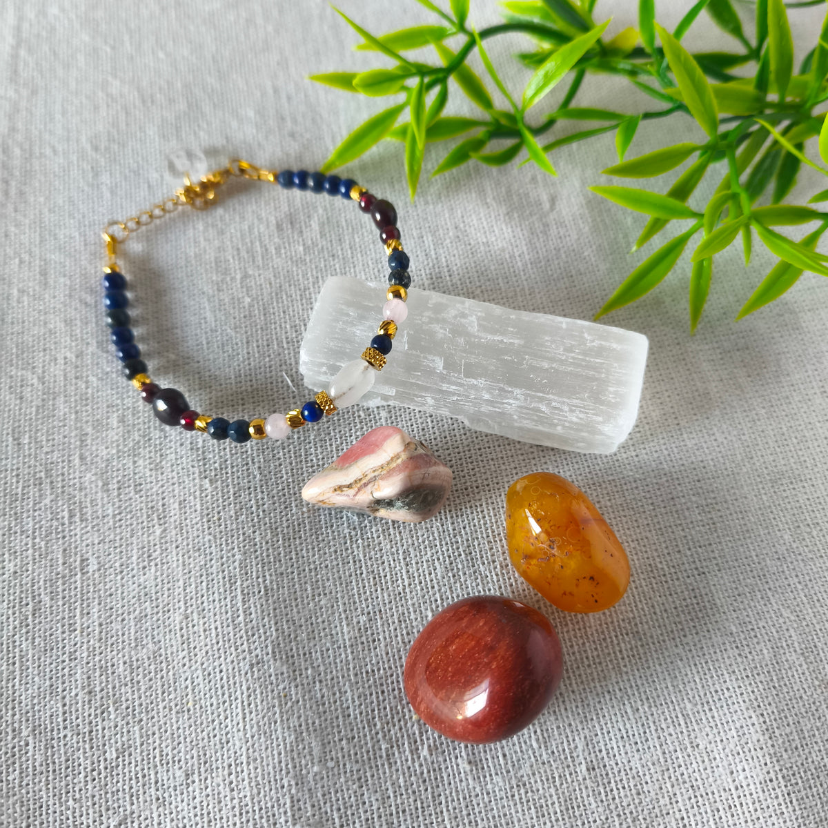 Barra Selenita 6-7cm | Mineral Natural para Limpieza y Calma
