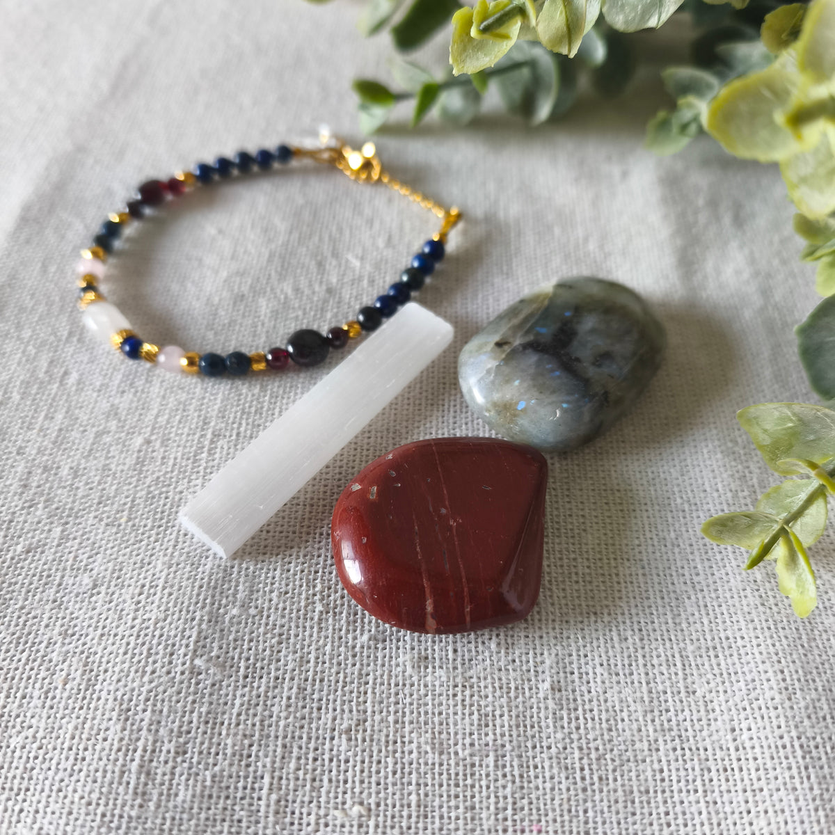 Mini Barra Selenita | Mineral Natural para Limpieza y Calma