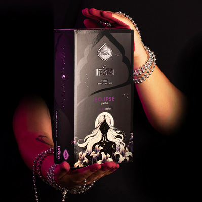 Incienso India Black Eclipse - Unión | Aroma Jazmín Mogra