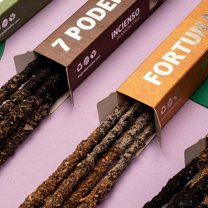 Incienso Natural Dúo Sanación - Apertura de Palo Santo e Incienso