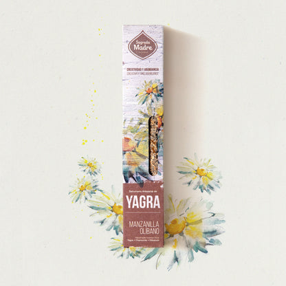 Incienso Sagrada Madre Yagra con Manzanilla Y Olíbano - Creatividad y Abundancia