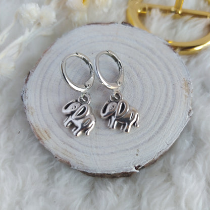 Aro Mini Elefante Plateado