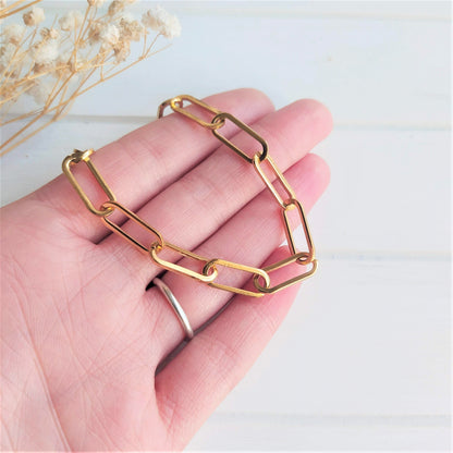 Pulsera Gia Acero Dorada