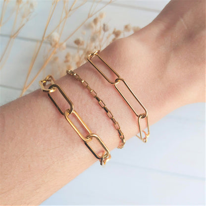 Pulsera Gia Acero Dorada