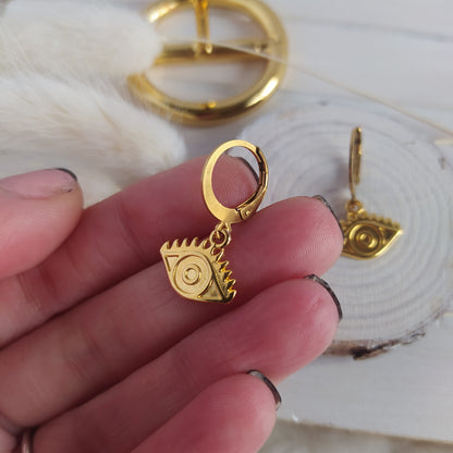 Aro Mini Ojo Dorado