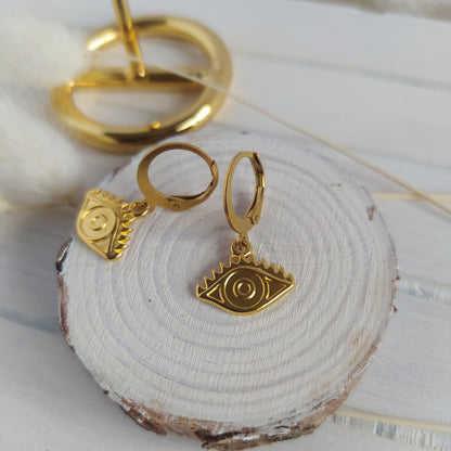 Aro Mini Ojo Dorado