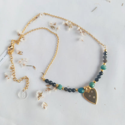 Collar Amazonia Turquesa