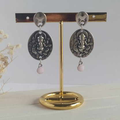 Pendientes Idol Baño Plata y Cristal
