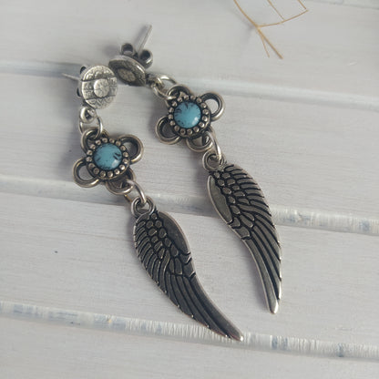 Pendientes Navajo Baño Plata