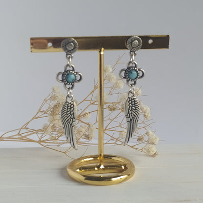 Pendientes Navajo Baño Plata