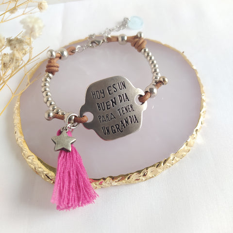 Pulsera Frases Hoy Es Un Buen Día