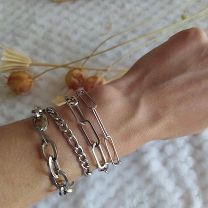 Pulsera Ana Plateado Acero