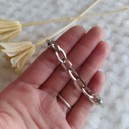 Pulsera Nina Acero Plateada